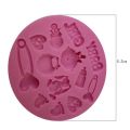 3D Baby Clothes Shower DIY Silicone Mold Fondant Kitchen Cake Decorating Molds for Chocolate Mould Baking Tools.