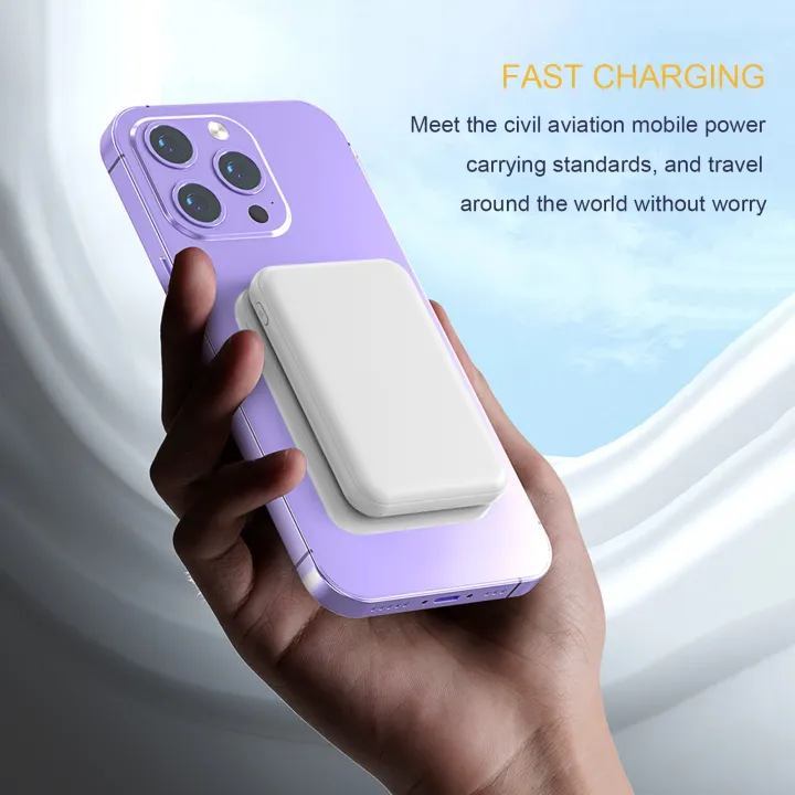 10000mAh%20Magnetic%20Power%20Bank%20Wireless%20Charger%20Fast%20Charging%20Powerbank%20For%20iPhone%2014%2013%2012%20Pro%20Max%20Mini%20Portable%20External%20Battery%20-%20Image%202