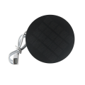 Mini Round Solar Panel 1.2W 5V 110mm with USB Port for Outdoor Mobile Phone Power Charger.
