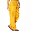 Women's China Linen Patiala Pants – Extra Loose, Traditional Style. 