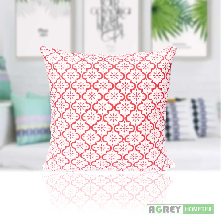Fiber%20Cushion%20with%20Cover,%20White%20&%20Red,%20(18"x18"),%20Set%20of%205%20-%20Image%207