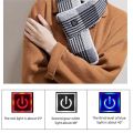 Heated Scarf Electric Heat Scarves with 3 Heating Levels Rechargeable Shawl Neck Warmer Gift for Women Men Drop Sping. 