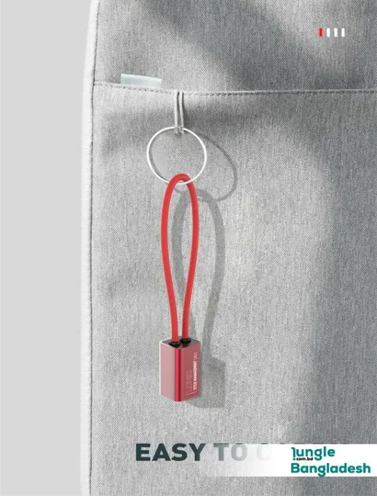 LDNIO%20LC98%20Portable%20Keychain%20Fast%20Charging%20Cable%20-%20USB%20to%20Type%20C%20-%202.4A,%2025cm%20-%20Image%202