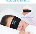 New Sleep Headphone Headband With Wireless Music Sports Sweat Absorption Hair Headband Built-In Sleep Music Eye Mask.