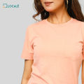 LOCALE T-shirt for Women -  Peach. 