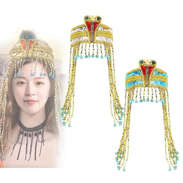 Happy%20night%20Egyptian%20Headpiece%20Beaded%20Tassel%20Headband%20Cosplay%20Egypt%20Queen%20Headdress%20Egyptian%20Costume%20Accessories%20for%20Holiday%20Photo%20Prop%20-%20Image%202
