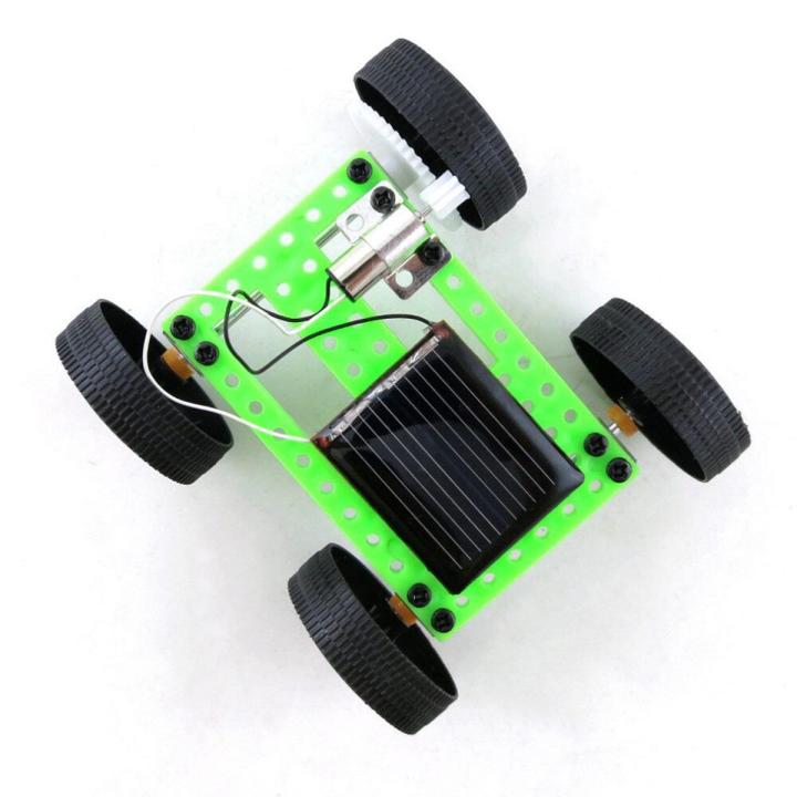 【Lejia】Hot 1set DIY Solar Power Mini Powered Toy Car Kit Racer Children ...