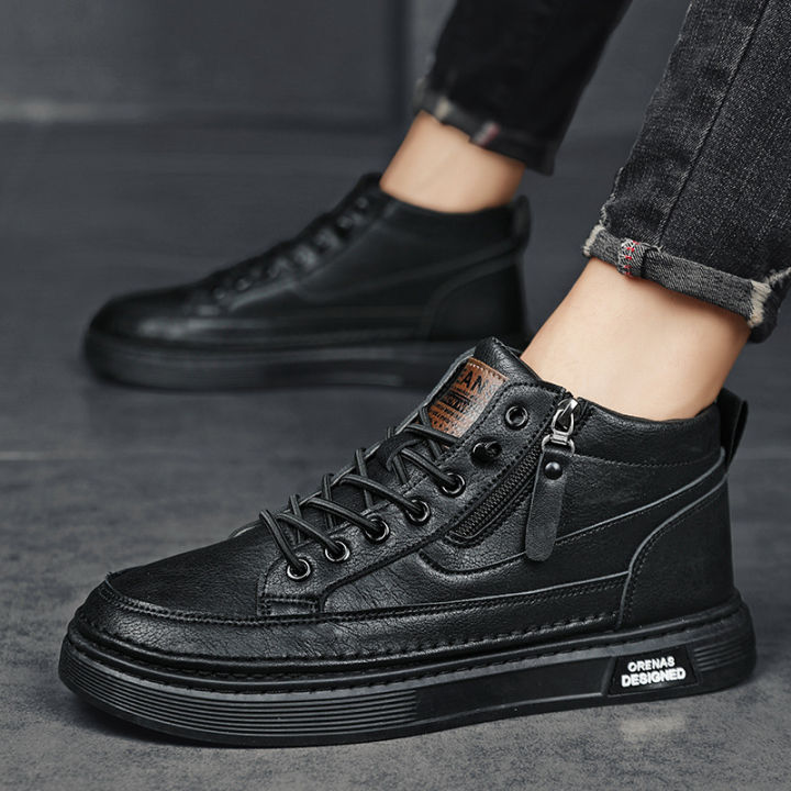 Men's%20Sneakers%20Autumn%20and%20Winter%20Breathable%20Sports%20Casual%20High-Top%20Leather%20Shoes%20Men's%20Work%20Black%20Motorcycle%20Joker%20Martin%20Boots%20-%20Image%206