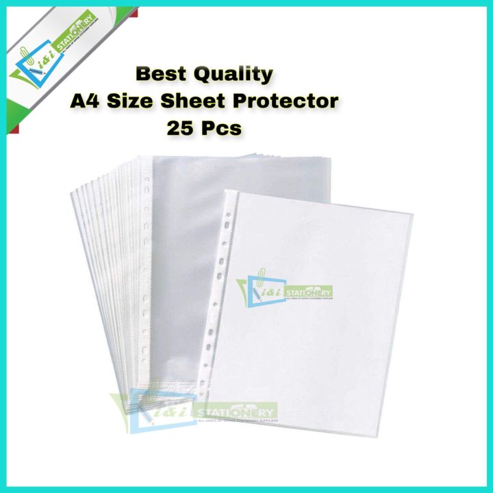 Sheet%20Protector%20A4%20size%20Transparent%2025/50/100%20pcs%20-%20Image%202
