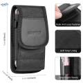 Cell Phone Nylon Protective Case Waist Bag Shockproof Outdoor Accessories Black. 