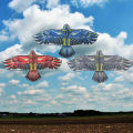 【Yurui】Kids 1.2m Flat Eagle Kite Line Children Flying Bird Kites Outdoor. 