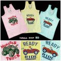 3 pcs  Super Comfortable  Child Baby Sando Ganji Combo premium Quality ( kids Boy's and girl's tang top / sleeveless T-shirt shirt sendo genji). 