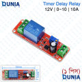 Timer Delay Relay Module 12V 0-10s 10A Switch. 
