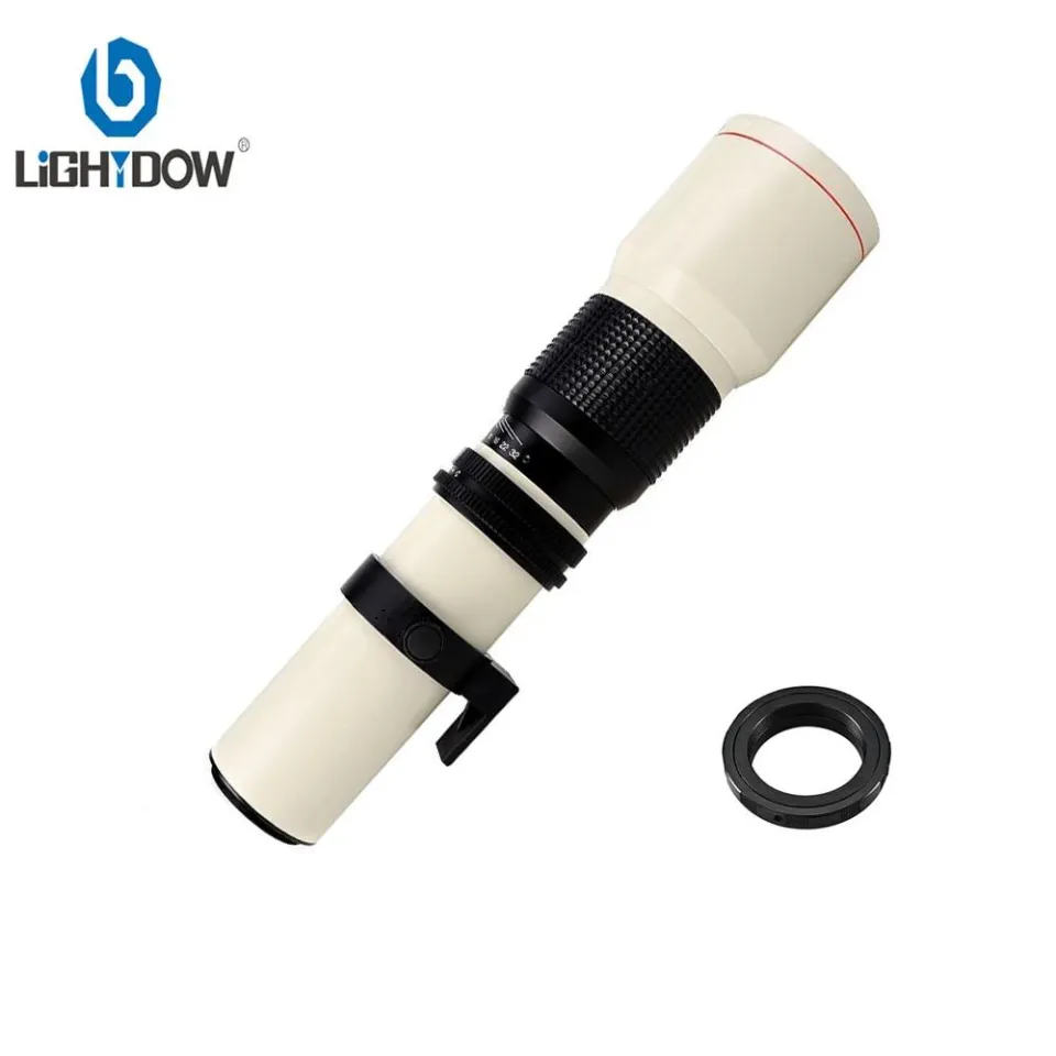 Lightdow Telephoto Lens 500mm with 2X Converter Manual Focus