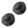 JDXHLAU 2X Replacement Petrol Trimmer Head Strimmer Bump Feed Line Spool Brush Cutter Grass. 