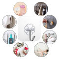 10 PCs Strong Transparent Suction Cup Sucker Wall Hooks Hanger for Kitchen Bathroom Holder Accessories  {Daily Deals}. 