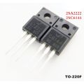 2Sa2222 & 2Sc6144 A2222 C6144 Pair Pnp Npn Transistor 50V 10A 2W Bipolar Power Transistor To-220 Silicon Transistor For Epson L110 L210 Logic Card Plc Electrical Circuitry & Parts - Solar Panel. 