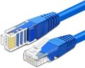 Cat 6 3 Foot Network Cable, Short Ethernet Cable Patch Data Cable Cat 6 RJ45 Connector LAN Network Gigabit Internet Wire Cord - Premium Snagless Computer Ether Wire (3 Foot, Blue). 
