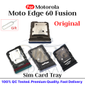 Motorola Moto Edge 60 Fusion Sim tray Micro SD Card Slot Holder Adapter Socket with Sim Ejector Pin Replacement Parts. 