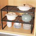 Kitchen rack, layered rack inside the cabinet, partition board, household multifunctional sink, pot and utensils storage box.