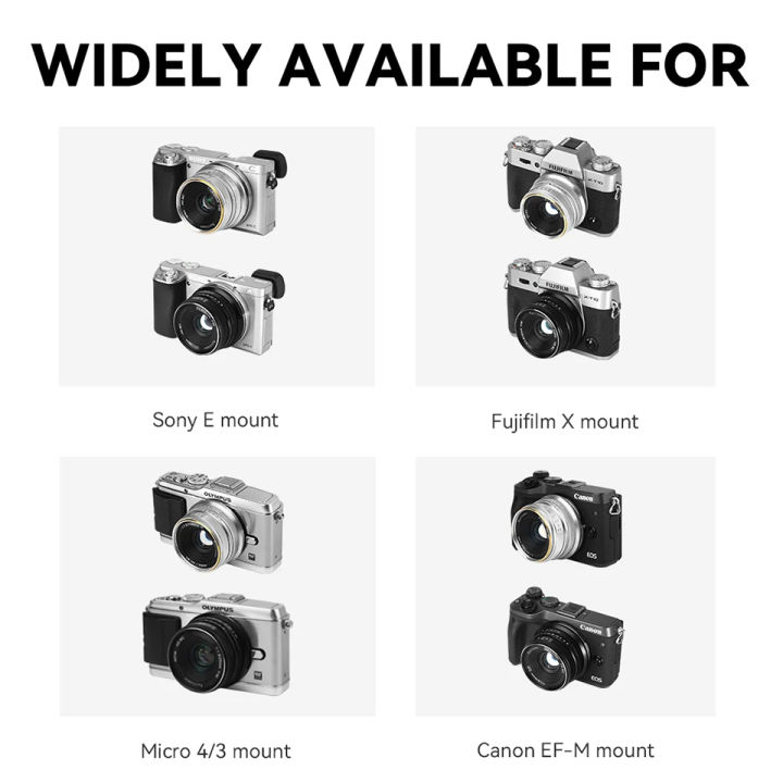 7artisans%2025mm%20F1.8%20APS-C%20Frame%20Large%20Aperture%20Wide%20Angle%20Prime%20Lens%20for%20Studio%20Photography%20with%20Sony%20E%20Zev-10%20X%20Z%20M%20M43%20Mount%20-%20Image%205