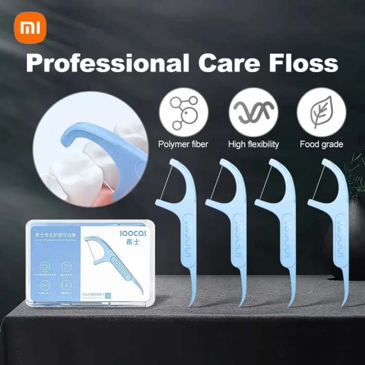 Xiaomi Youpin Soocas Dental Floss Pick Teeth 1 Box (50 Pcs)