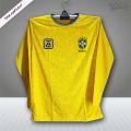 Brazil Full Sleeve Football Jersey For Men - Long Sleeve - Brazil Jersey 2025-26.