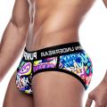 Men Underwear Funny Briefs Underpants Graffiti Panties Jockstrap Low Waist Male Underwear MP223 Wearhouse. 