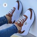 Big Size Women's Casual Sneakers White Shoes Outdoor Thick Sole Walking Breathable Tennis Sports Shoes Luxury Sneakers for Grils. 