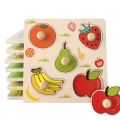 Educational Wooden Toys Montessori Baby Toys Kids 3D Wooden Puzzles Early Learning Baby Games Toys For Children 1 2 3 Years. 