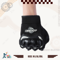 Motorcycle Racing Leather & Fabric Screen Touch Function Full Finger Gloves Bike Safety For BIKER. 