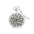 Students watch watch retro flip large dial green flower series genuine the moment. 