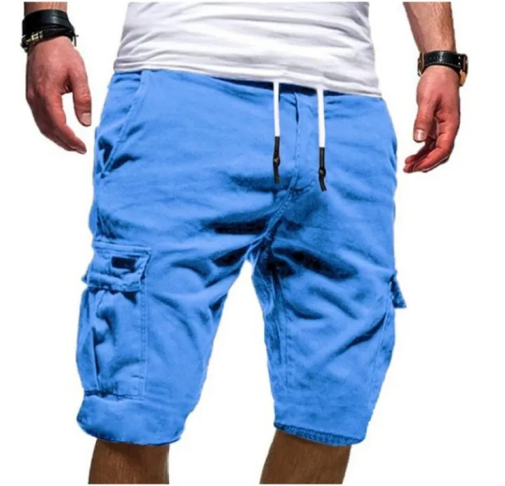 MCSORLEY%202022%20Summer%20Men's%20Casual%20Multi-pocket%20Five-point%20Joggers%20Pants%20Male%20Outdoor%20Running%20Sports%20Cargao%20Shorts%20Hot%20Breeches%20-%20Image%206