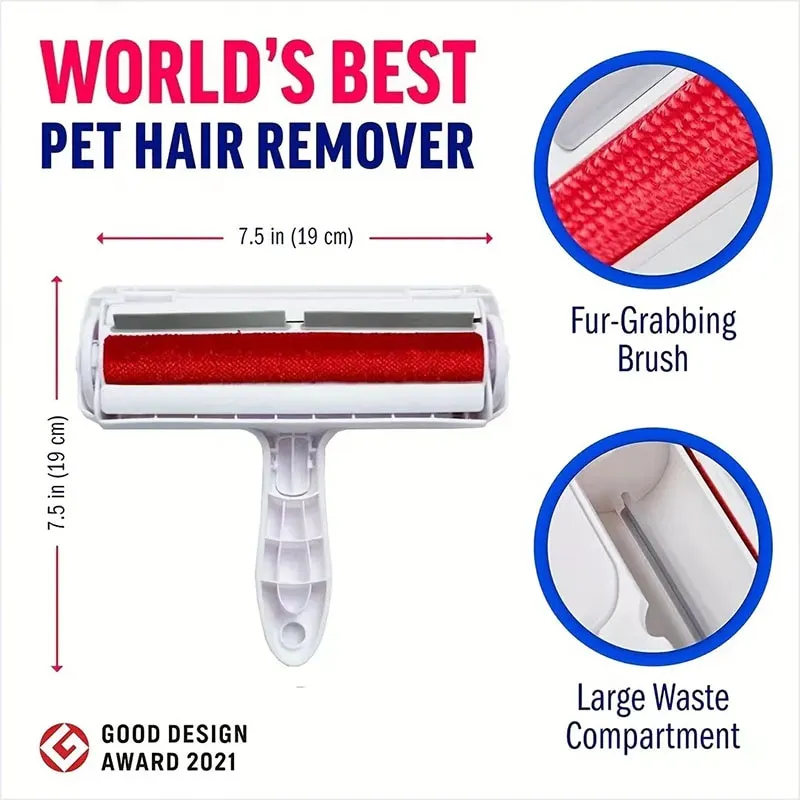 Pet Hair Remover Roller Removing Dog Cat Self Cleaning Lint Pet