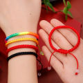 1/10pcs Woven Bracelet Adjustable Couple Red Handmade Knot Braided Rope Bracelets Charm Jewellery For Women Men.