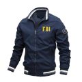 FBI New Spring Autumn Fashion Men Bomber Jackets Business Casual Streetwear Male Coats Simple Windbreaker British Style Coat. 