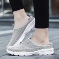 Breathable Light Women Shoes New Casual Half Slippers Outdoor Flats Zapatos De Mujer Plus Size Quality Shoes for Woman Slippers. 