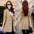 Trench Coat Women Double-ed Trenchcoat Lace Female Autumn Casual Coats Windbreaker Outwear Plus Size Raincoat Streetwear.