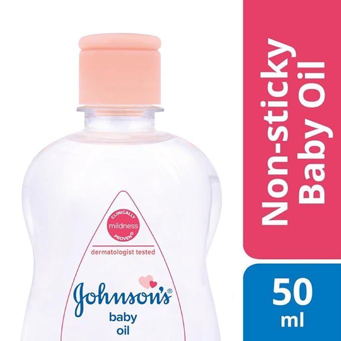 Johnson's Baby Oil with Vitamin E 50ml Gentle Skin Care for Newborns Limited Stock Offer