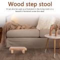 Wooden Step Stool for Adults, Bed Stool for High Beds, Kitchen.