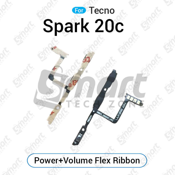 Tecno%20Spark%2020%2020c%2020%20Pro%2020%20Pro%20Plus%20KJ6%20KJ5%20BG7%20KJ7%20Power%20on%20/%20off%20Switch%20Button%20Side%20Volume%20Up%20Down%20Buttons%20Flex%20Cable%20Replacement%20Parts%20-%20Image%202