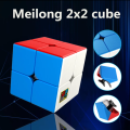 Speed Cube 2x2 of Moyu Meilong3c are Easy Turning and Smooth Play Durable Rubic Cube Toys for Kids and Adults. 