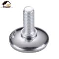 New 4Pcs Steel Furniture Legs Anti-slip Base Table Cabinet Leg Pad Adjustable Leveling Feet Leveler M8 M10 Screw 13mm-27mm. 