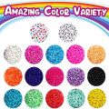 (New)4000 pc clay bead bracelet making kit 14 color polymer clay bead bracelet jewelry making kit for DIY art and craft kit, gift for girl. 