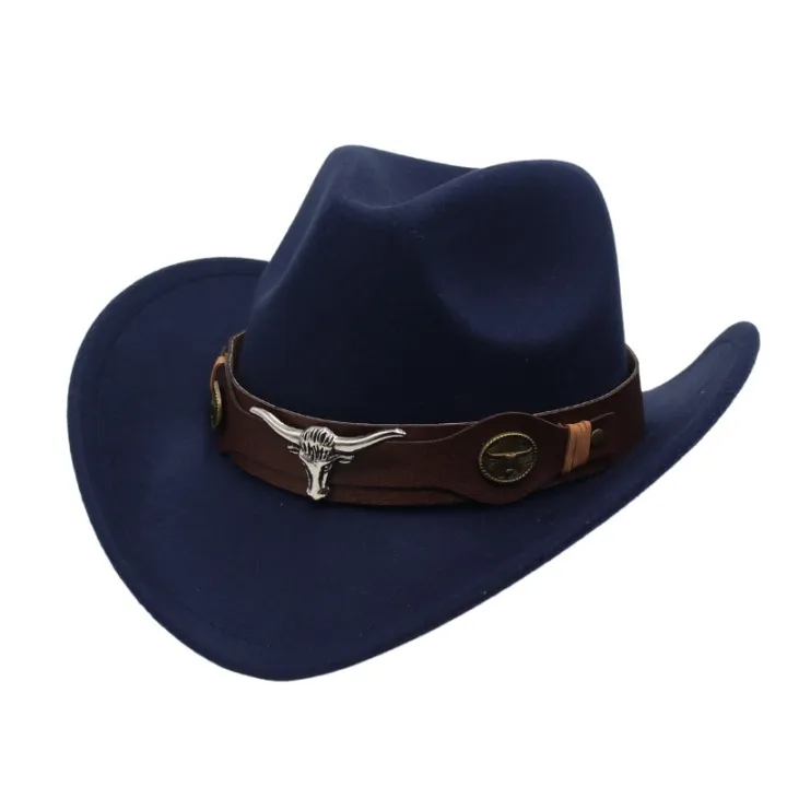 Western%20Men's%20Cowboy%20Hat%20for%20Women%202024%20Winter%20Autumn%20Black%20Wide%20Brim%20Bull%20Head%20Cowboy%20Man%20Felt%20Hats%20Jazz%20Cowgirl%20Caps%20-%20Image%208