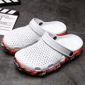 Men's Summer Hole Shoes Sandals Breathable Casual Outdoor Non-Slip Beach Slipper. 