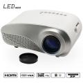 Portable Mini LED projector Home Multimedia Cinema LED 1080P Projector HDMI/AV/VGA/SD/USB/TV projector LED - White. 