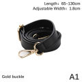 Fashion PU Leather Shoulder Strap Crossbody Bag Strap 130cm Long Double-layer Replacement Bag Belt DIY Buckle Bag Accessories. 