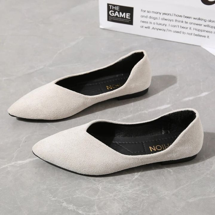 Light%20Loafers%20Ladies%20Knitted%20Fabric%20Ballet%20Flats%20Nubuck%20pointed-toe%20lightweight%20women%20shoes%20-%20Image%204