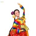 Korean Hanbok Doll Miniature Folk Ethnic Ornament Geisha Kimono Figurine.